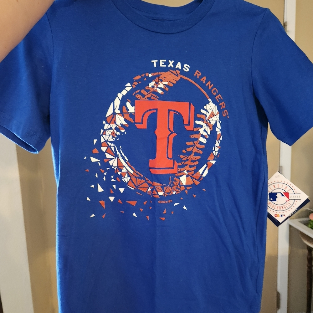 Texas Rangers tee shirt 8-10
